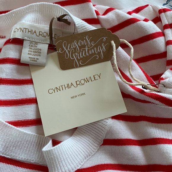 🌟CYNTHIA ROWLEY HOLIDAY SWEATER🌟 - Picture 4 of 7
